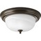 Progress Lighting Two-Light Dome Glass 13-1/4" Close-to-Ceiling P3925-20 - alternate 1